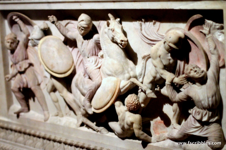 Alexander Sarcophagus detail